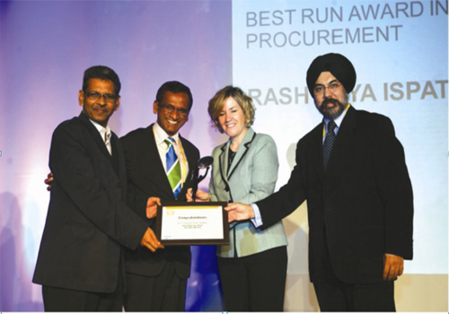 SAP ACE 2014 Award for successful implementation of ERP. 
